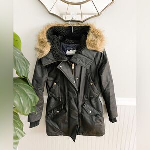 J. Crew Perfect Winter Parker Waterproof Primaloft Women's Size XS Petite Black